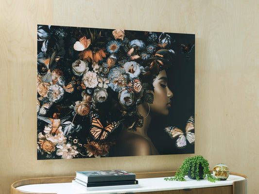 Stuart Furniture Outlet - Ashley Furniture - Valfer Wall Decor - Wall Art / Orange/Black/White - A8000481