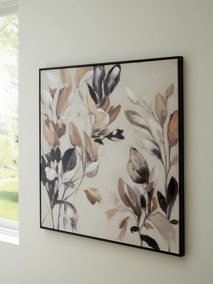 Stuart Furniture Outlet - Ashley Furniture - Trulow Wall Decor - Wall Art / Tan/Brown/Black - A8000504
