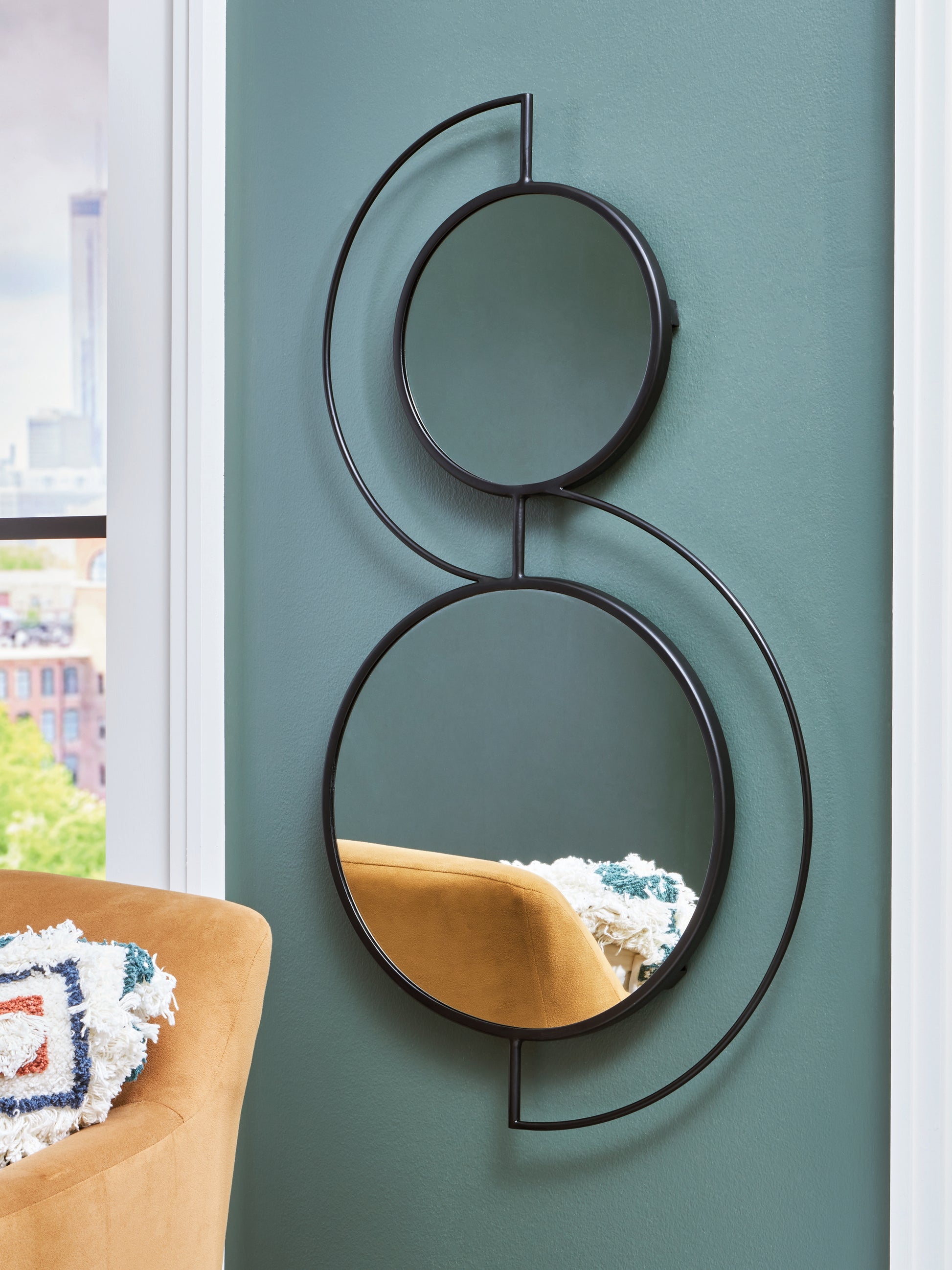 Stuart Furniture Outlet - Ashley Furniture - Shayham Mirror - Accent Mirror / Black - A8010402