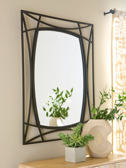 Stuart Furniture Outlet - Ashley Furniture - Freenville Mirror - Accent Mirror / Black - A8010408