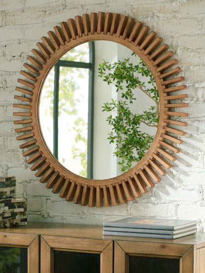 Stuart Furniture Outlet - Ashley Furniture - Tedwell Mirror - Accent Mirror / Brown - A8010410