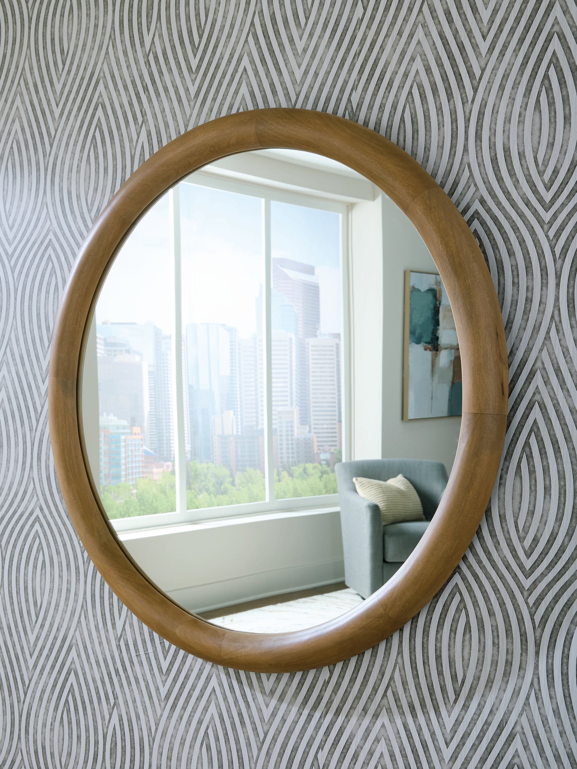 Stuart Furniture Outlet - Ashley Furniture - Yadiel Mirror - Accent Mirror / Brown - A8010426