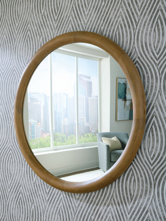 Stuart Furniture Outlet - Ashley Furniture - Yadiel Mirror - Accent Mirror / Brown - A8010426