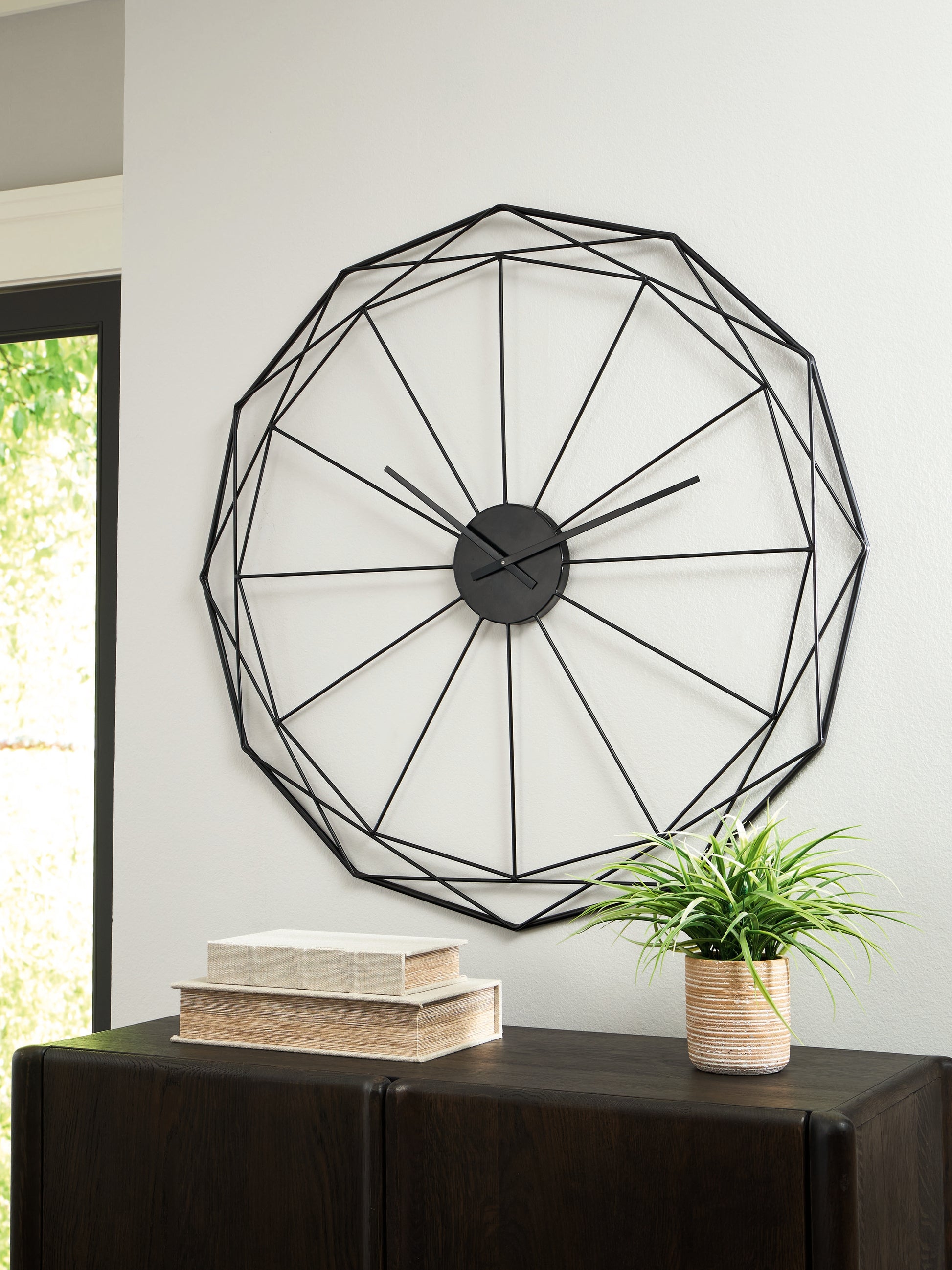 Stuart Furniture Outlet - Ashley Furniture - Arkthorne Wall Decor - Wall Clock / Black - A8010429