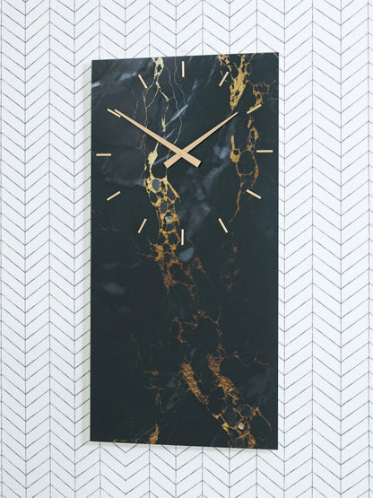 Stuart Furniture Outlet - Ashley Furniture - Teague Wall Decor - Wall Clock / Black/Gold Finish - A8010430