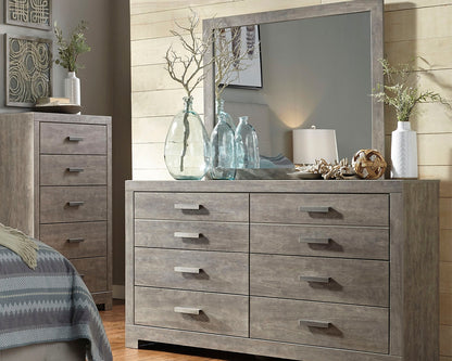Stuart Furniture Outlet - Ashley Furniture - Culverbach Bedroom - Dresser and Mirror / Gray - B070B1