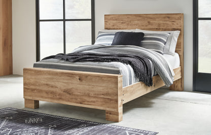 Stuart Furniture Outlet - Ashley Furniture - Hyanna Bedroom - Full Panel Bed / Tan Brown - B1050B21