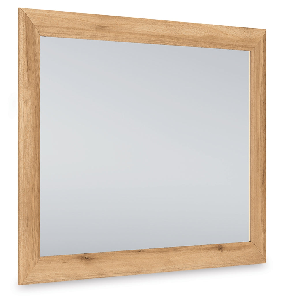 Stuart Furniture Outlet - Ashley Furniture - Aleaport Bedroom - Bedroom Mirror / Warm Brown - PCB1075-36