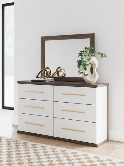 Stuart Furniture Outlet - Ashley Furniture - Kendanport Bedroom - Dresser and Mirror / Brown - PCB1108B1