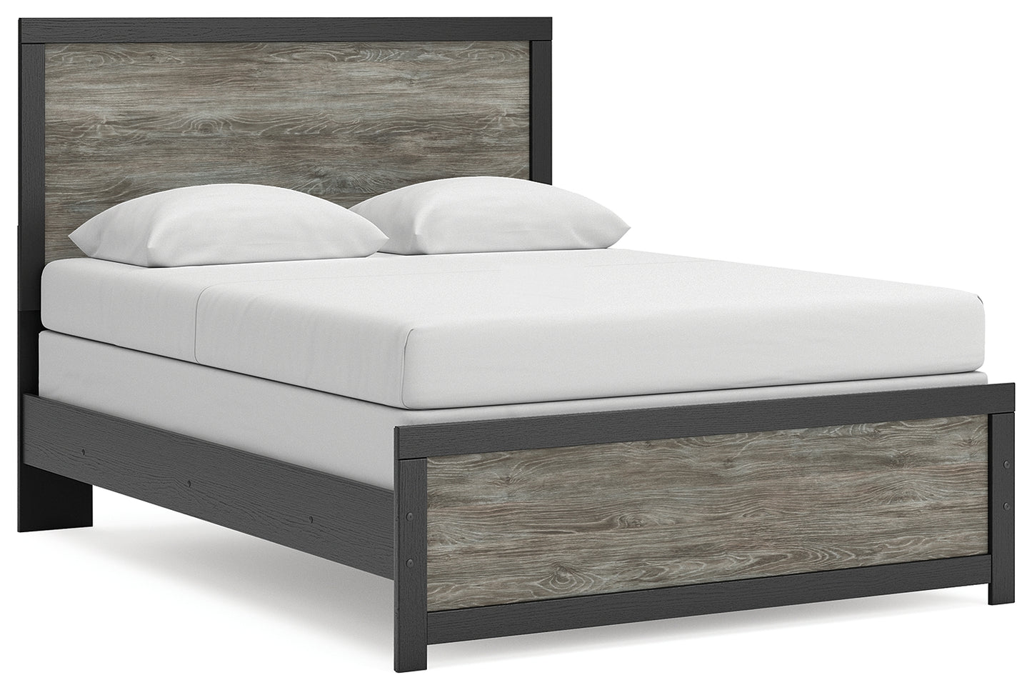 Stuart Furniture Outlet - Ashley Furniture - Broachmyn Bedroom - Queen Panel Bed / Black/Gray - PCB1118B4