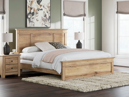 Stuart Furniture Outlet - Ashley Furniture - Makidern Bedroom - King Panel Bed / Tan - PCB1170B12