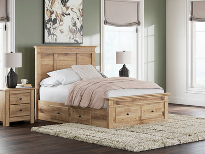 Stuart Furniture Outlet - Ashley Furniture - Makidern Bedroom - Full Panel Storage Bed / Tan - PCB1170B39