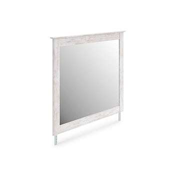 Stuart Furniture Outlet - Ashley Furniture - Makidern Bedroom - Bedroom Mirror / Whitewash - PCB1171-36