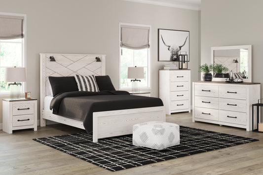 Stuart Furniture Outlet - Ashley Furniture - Gerridan Bedroom - Dresser and Mirror / White/Gray - B1190B1