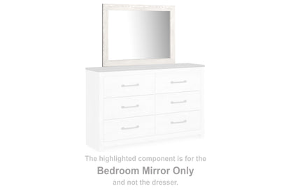 Stuart Furniture Outlet - Ashley Furniture - Gerridan Bedroom - Bedroom Mirror / White/Gray - B1190-36