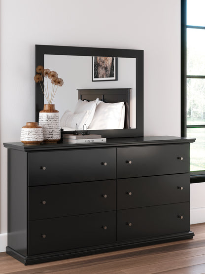 Stuart Furniture Outlet - Ashley Furniture - Maribel Bedroom - Dresser and Mirror / Black - B138B50
