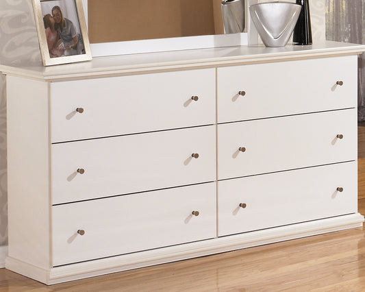 Stuart Furniture Outlet - Ashley Furniture - Bostwick Shoals Bedroom - King Panel Bed / White - B139B47