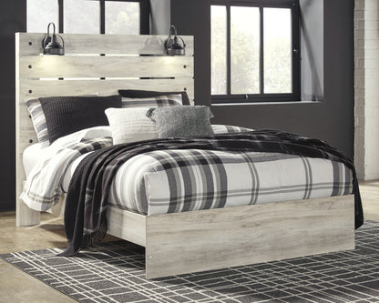 Stuart Furniture Outlet - Ashley Furniture - Cambeck Bedroom - Queen Panel Bed / Whitewash - B192B4