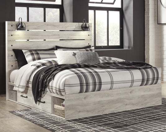 Stuart Furniture Outlet - Ashley Furniture - Cambeck Bedroom - Queen Panel Bed / Whitewash - B192B4