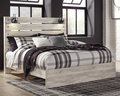 Stuart Furniture Outlet - Ashley Furniture - Cambeck Bedroom - King Panel Bed / Whitewash - B192B28