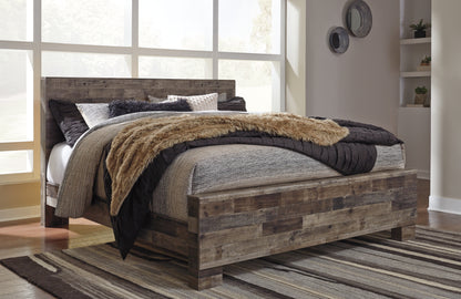 Stuart Furniture Outlet - Ashley Furniture - Derekson Bedroom - King Panel Bed / Multi Gray - B200B11