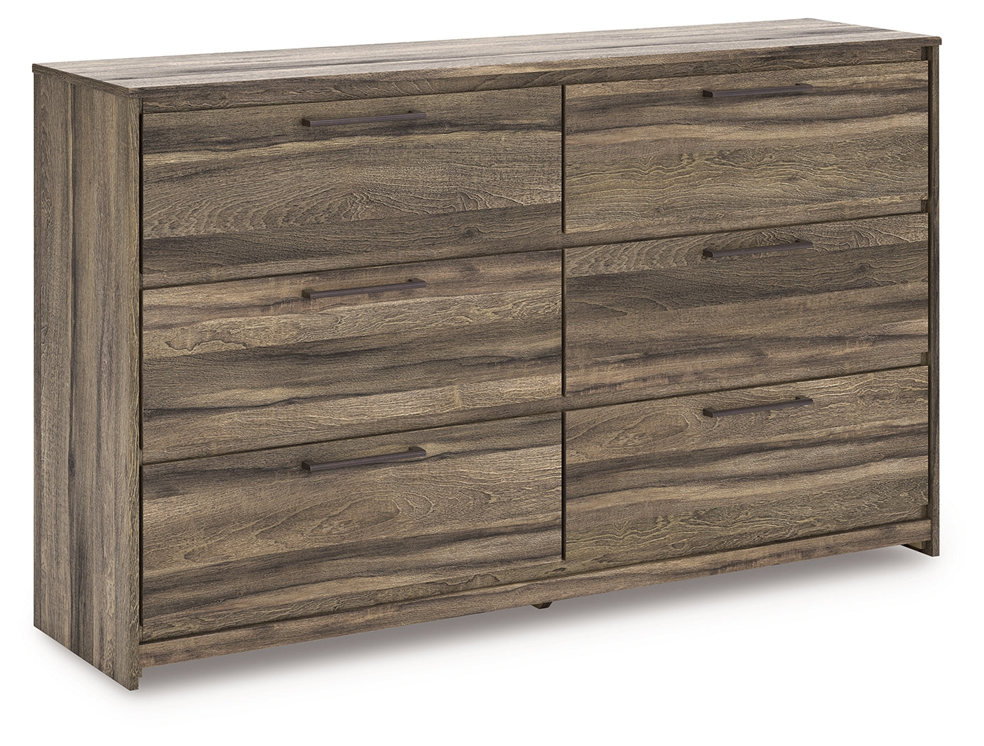 Stuart Furniture Outlet - Ashley Furniture - Elbrim Bedroom - Six Drawer Dresser / Brown - PCB2005-31
