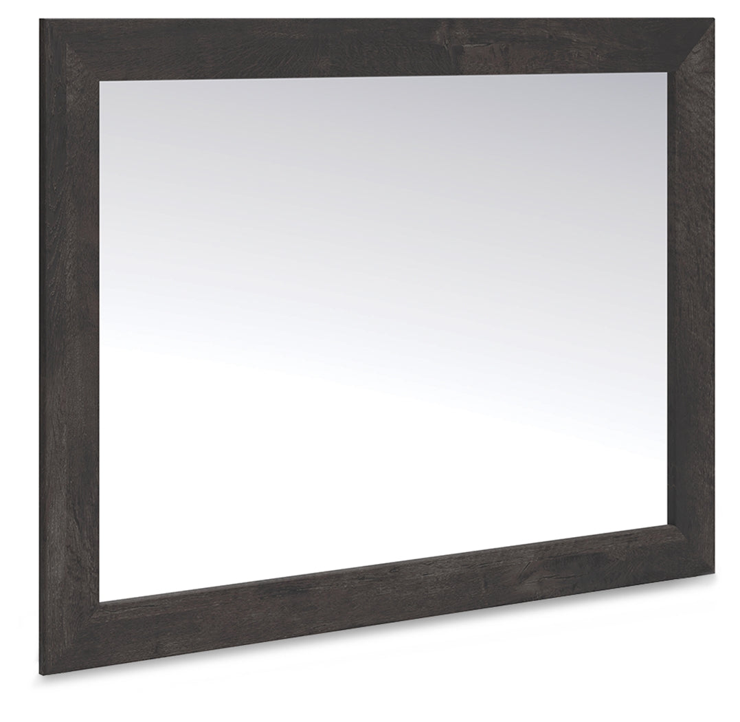 Stuart Furniture Outlet - Ashley Furniture - Hollivern Bedroom - Bedroom Mirror / Dark Gray - PCB2108-36