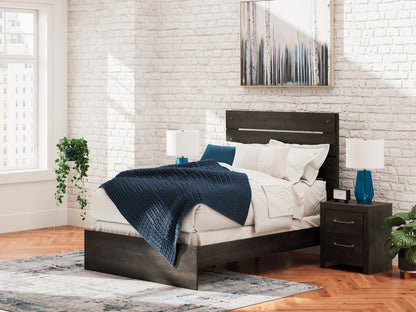 Stuart Furniture Outlet - Ashley Furniture - Hollivern Bedroom - Full Panel Bed / Dark Gray - PCB2108B12