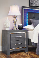 Queen Panel Bed with 2 Storage Drawers