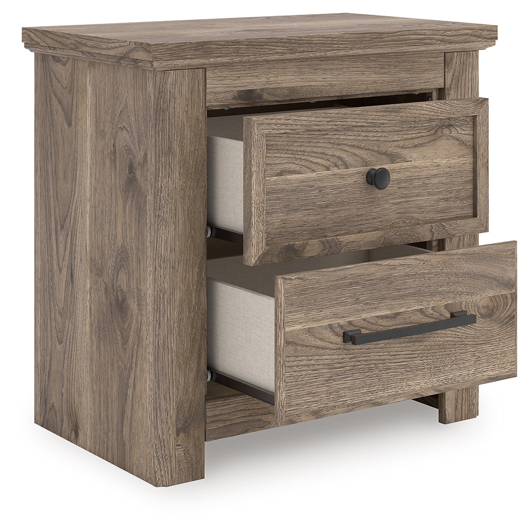 Stuart Furniture Outlet - Ashley Furniture - Rusticott Bedroom - Two Drawer Night Stand / Brown - PCB2260-92