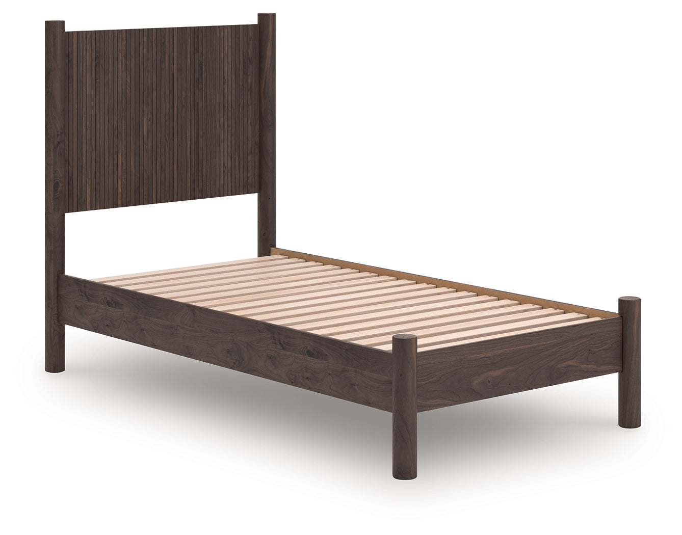 Stuart Furniture Outlet - Ashley Furniture - Pamytta Bedroom - Twin Panel Platform Bed / Brown - PCB2614B2