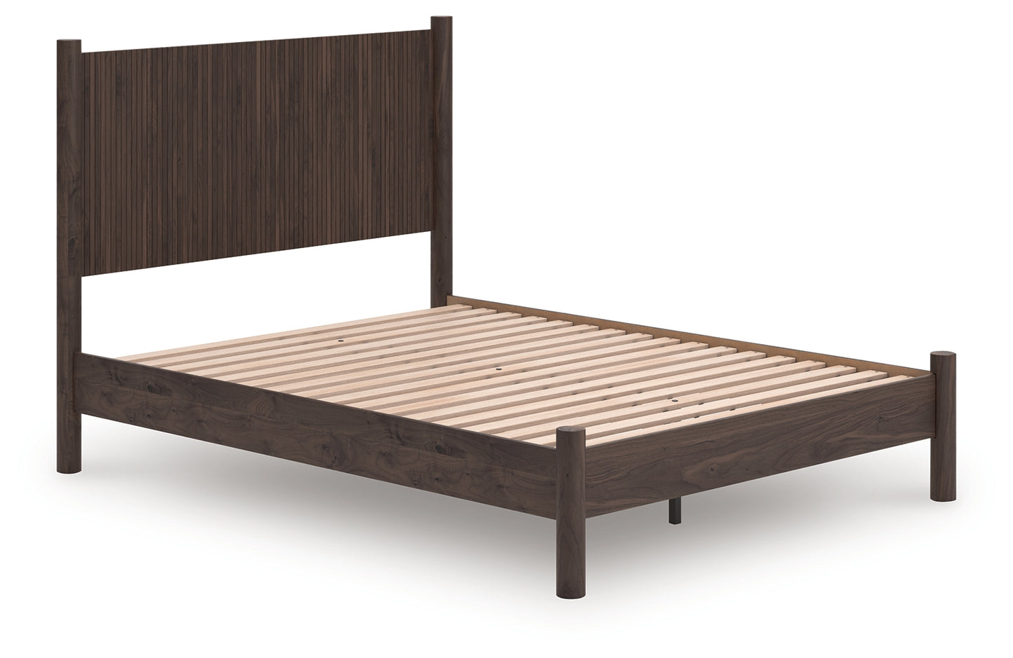 Stuart Furniture Outlet - Ashley Furniture - Pamytta Bedroom - Queen Panel Platform Bed / Brown - PCB2614B6