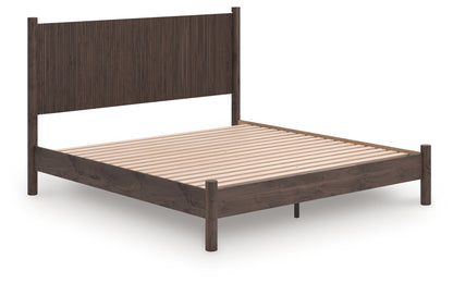 Stuart Furniture Outlet - Ashley Furniture - Pamytta Bedroom - King Panel Platform Bed / Brown - PCB2614B27
