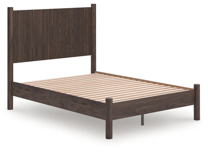 Stuart Furniture Outlet - Ashley Furniture - Pamytta Bedroom - King Panel Bed / Brown - PCB2614B26