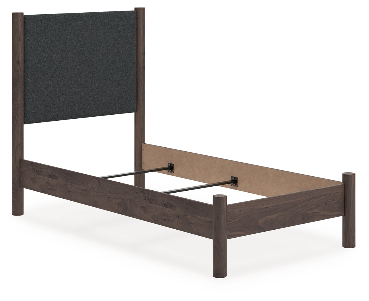 Stuart Furniture Outlet - Ashley Furniture - Pamytta Bedroom - Twin Upholstered Panel Bed / Brown - PCB2614B20