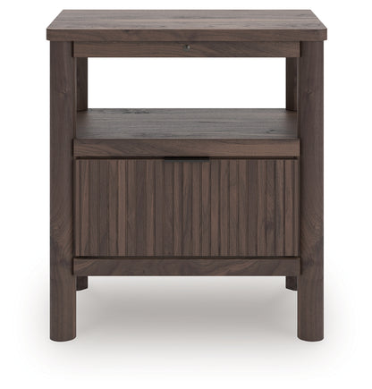 Stuart Furniture Outlet - Ashley Furniture - Pamytta Bedroom - One Drawer Night Stand / Brown - PCB2614-91