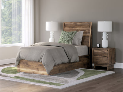 Stuart Furniture Outlet - Ashley Furniture - Chirason Bedroom - Twin Panel Bed / Brown - PCB3367B21