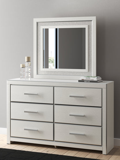 Stuart Furniture Outlet - Ashley Furniture - Zuraleus Bedroom - Dresser and Mirror / White - PCB3381B1