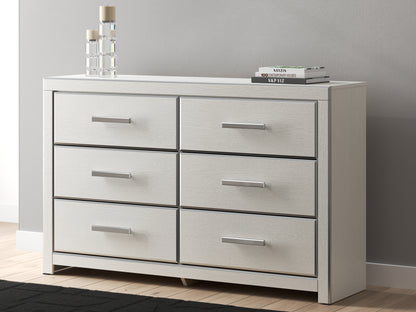 Stuart Furniture Outlet - Ashley Furniture - Zuraleus Bedroom - Six Drawer Dresser / White - PCB3381-31