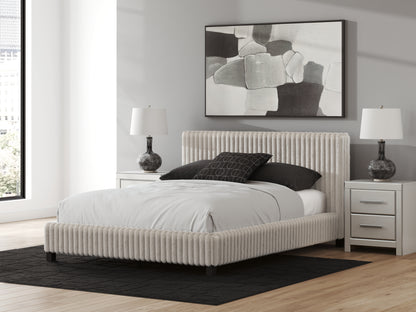 Stuart Furniture Outlet - Ashley Furniture - Zuraleus Bedroom - Queen Upholstered Bed / White - PCB3381B11