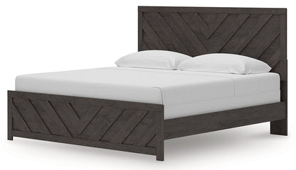 Prendonea King Panel Bed, Dresser and 2 Nightstands
