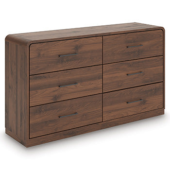 Stuart Furniture Outlet - Ashley Furniture - Fortlorn Bedroom - Dresser / Walnut Brown - PCB386-31