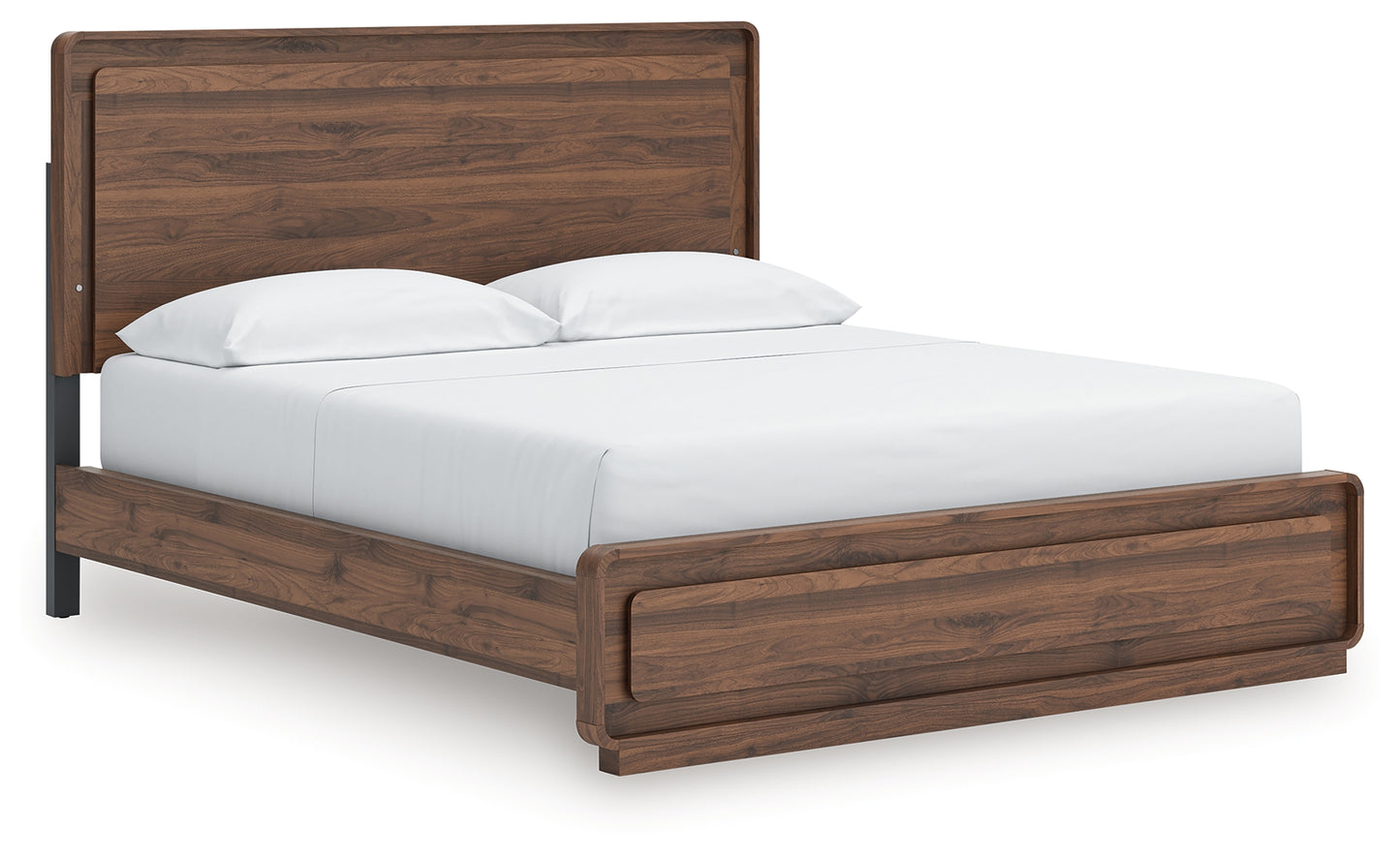 Stuart Furniture Outlet - Ashley Furniture - Fortlorn Bedroom - California King Panel Bed / Walnut Brown - PCB386B5