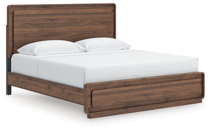 Stuart Furniture Outlet - Ashley Furniture - Fortlorn Bedroom - King Panel Bed / Walnut Brown - PCB386B4