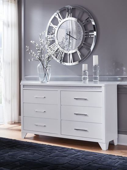 Stuart Furniture Outlet - Ashley Furniture - Jarlee Bedroom - Dresser / White - PCB392-31