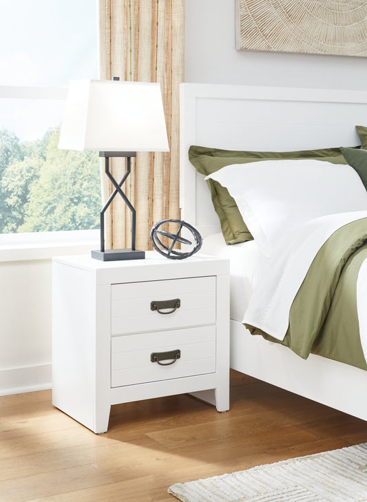 Stuart Furniture Outlet - Ashley Furniture - Binterglen Bedroom - Queen Panel Bed / White - B427B6