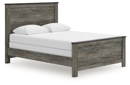 Stuart Furniture Outlet - Ashley Furniture - Frandern Bedroom - Queen Panel Bed / Black/Gray - B4480B21