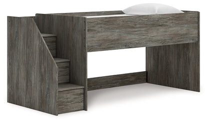 Stuart Furniture Outlet - Ashley Furniture - Frandern Bedroom - Twin Loft Bed / Gray - B4480B12