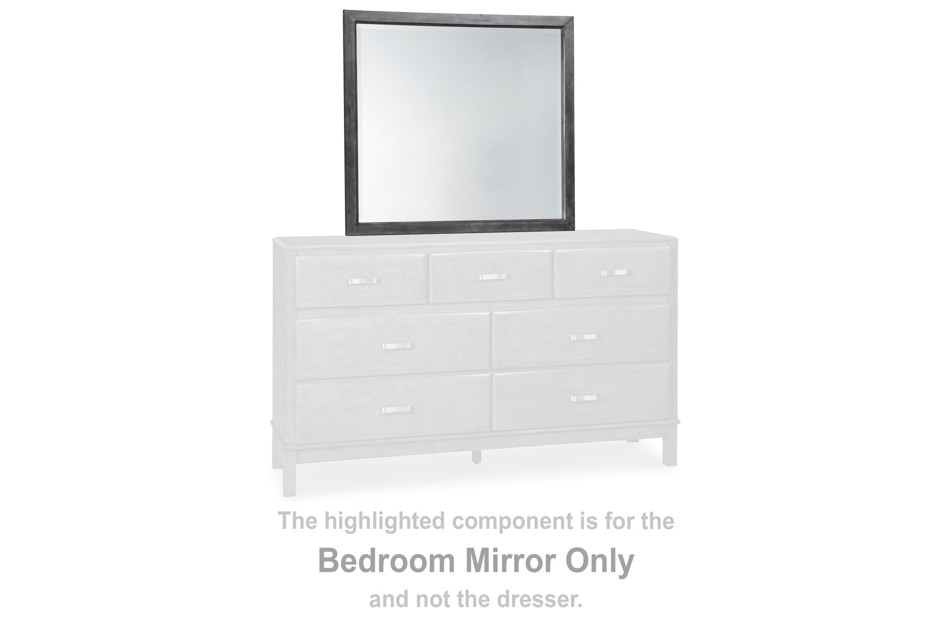 Stuart Furniture Outlet - Ashley Furniture - Caitbrook Bedroom - Bedroom Mirror / Gray - B476-36
