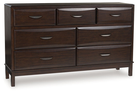 Stuart Furniture Outlet - Ashley Furniture - Vanmore Bedroom - Full Storage Bed / Dark Brown - B479B4